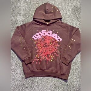 Top Quality 100% Cotton Men's Sp5der Hoodies Streetwear